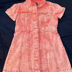 TODDLER GIRL GAP JEAN DRESS